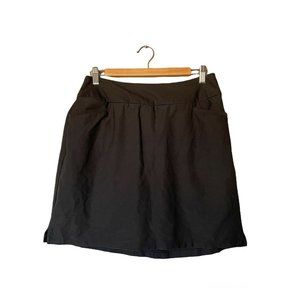 Adidas Golf 18” Black Golf Sport Pull On Skort Skirt Size ML